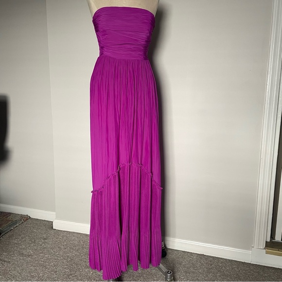 Ramy Brook Rylee strapless maxi dress boysenberry size S - Picture 1 of 12